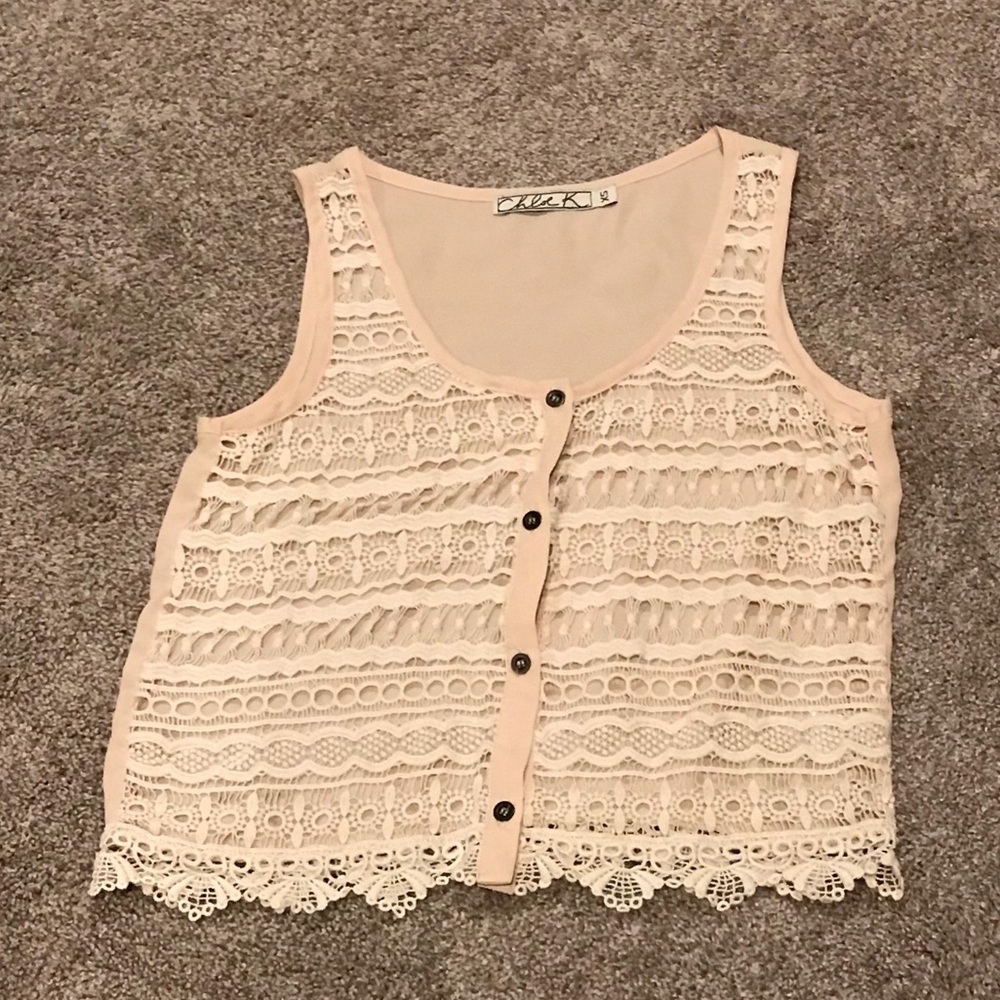 Chloe K Crochet Tank